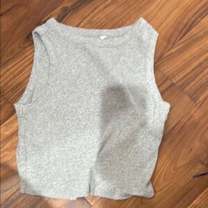 Gray Sleeveless Women's Top